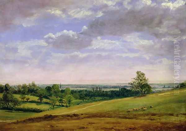 View from Highgate Hill Oil Painting by John Constable