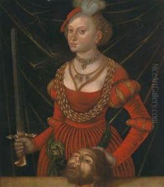 Umkreis Judith Und Holofernes Oil Painting by Lucas The Younger Cranach