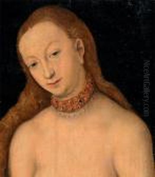 Venus Oil Painting by Lucas The Younger Cranach