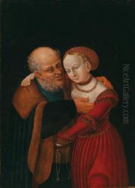 Il Giovane Seguace Di Oil Painting by Lucas The Younger Cranach