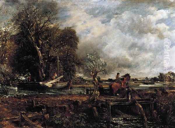 The Leaping Horse, c.1825 Oil Painting by John Constable