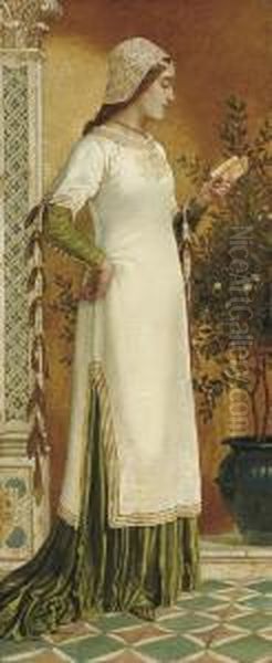 Laura Oil Painting by Walter Crane