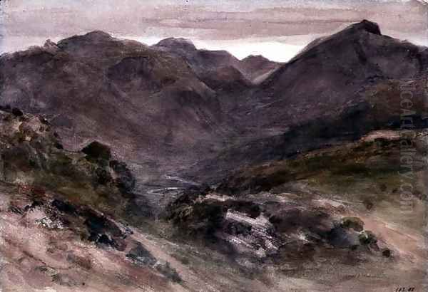 A View of Borrowdale Oil Painting by John Constable