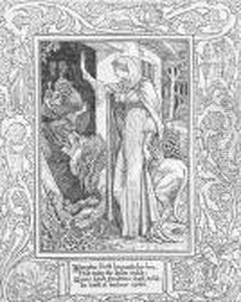 Forsaken Truth; An Illustration To Spenser's 'faerie Queene' Oil Painting by Walter Crane