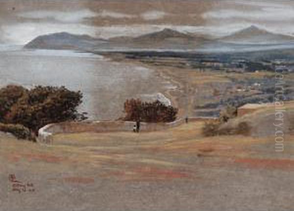 Killiney Hill, Ireland Oil Painting by Walter Crane