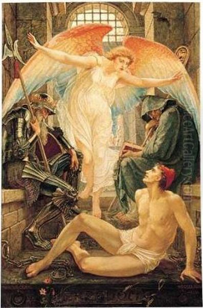 Freedom Oil Painting by Walter Crane