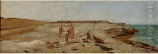 Vue De Mazagan Oil Painting by Joseph Ii Crawhall