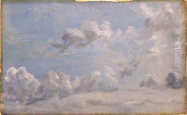 Study of Cumulus Clouds, 1822 Oil Painting by John Constable