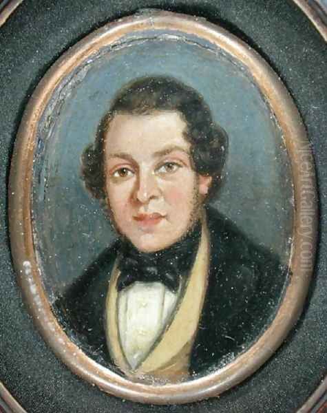 Portrait of Abram Constable (1783-1862) Oil Painting by John Constable