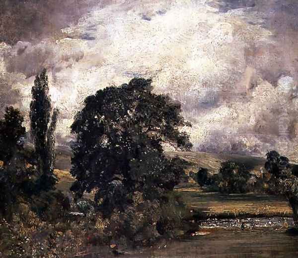 Water Meadows Near Salisbury Oil Painting by John Constable