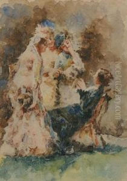 Senza Titolo Oil Painting by Tranquillo Cremona