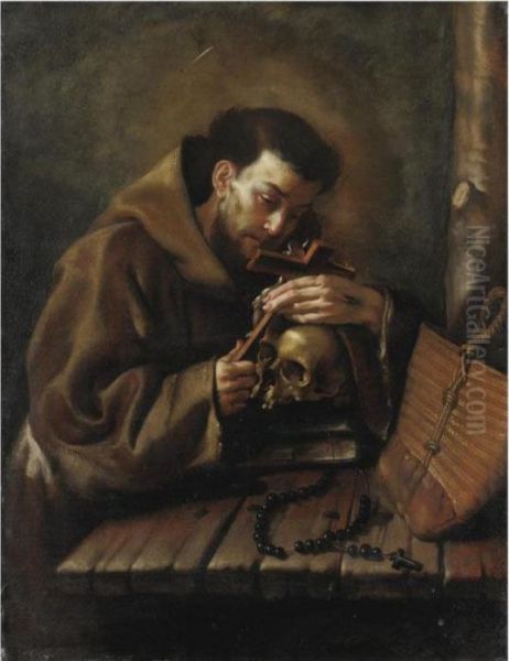 San Francesco Oil Painting by Daniele Crespi