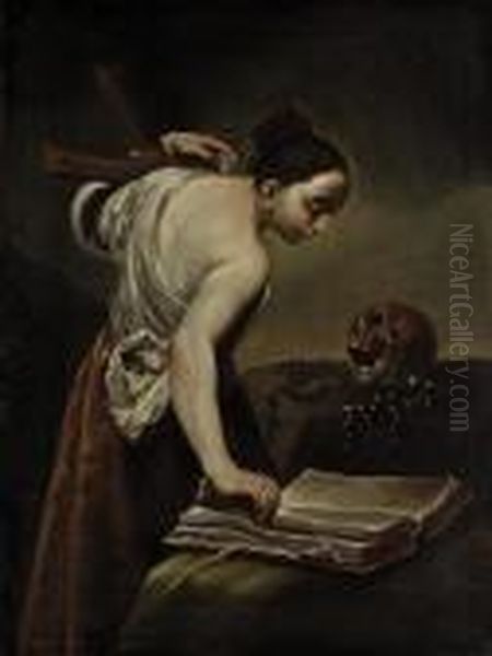 The Penitent Magdelen Oil Painting by Giuseppe Maria Crespi