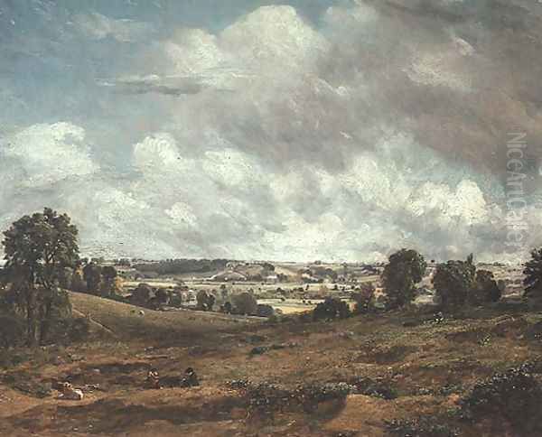 Dedham Vale from East Bergholt Oil Painting by John Constable