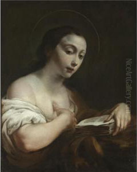 The Penitent Magdalene Oil Painting by Giuseppe Maria Crespi