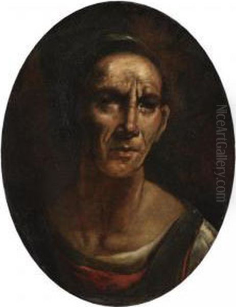 Ritratto Di Contadina Oil Painting by Giuseppe Maria Crespi