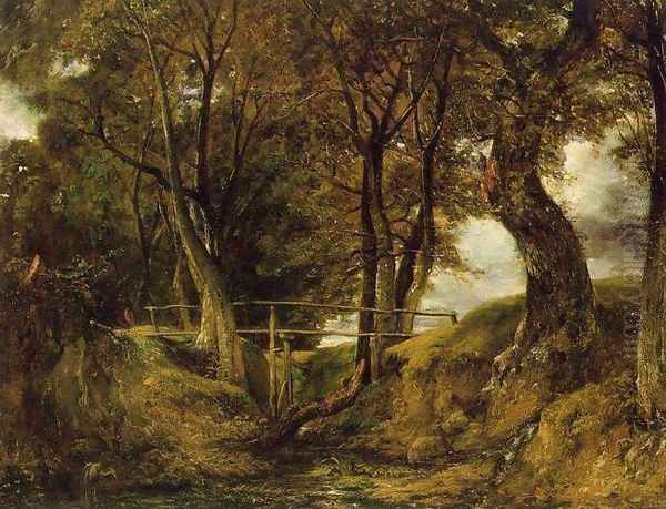 Helmingham Dell Oil Painting by John Constable