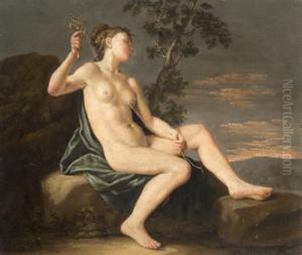 Figura Mitologica (lachesi?) Oil Painting by Donato Creti