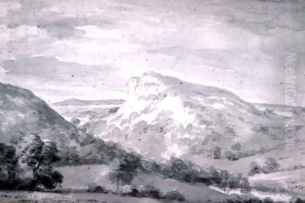 Matlock High Tor Oil Painting by John Constable