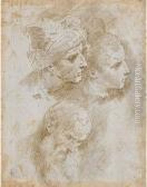 The Three Ages Of Man Oil Painting by Donato Creti