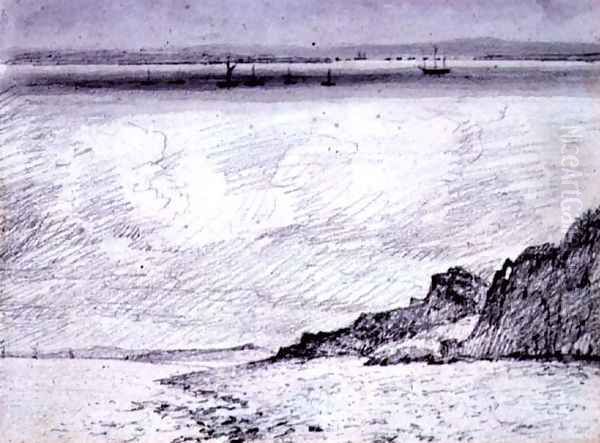 Sheerness Coast scene near Southend, 1814 Oil Painting by John Constable