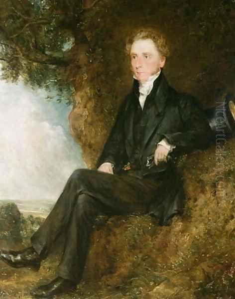 Portrait of Dr Thomas Simcox Lea, c.1828 Oil Painting by John Constable