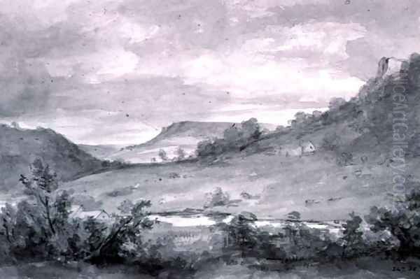 Matlock High Tor 2 Oil Painting by John Constable