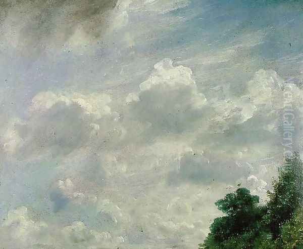 Study of Clouds at Hampstead Oil Painting by John Constable