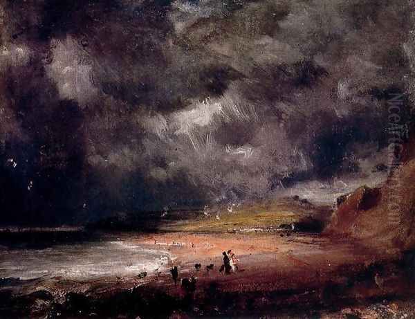 Sketch for Weymouth Bay Oil Painting by John Constable