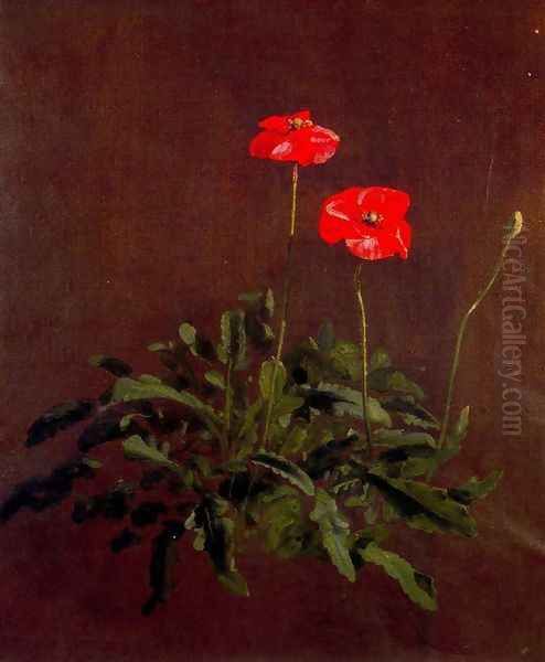 Studies of poppies Oil Painting by John Constable