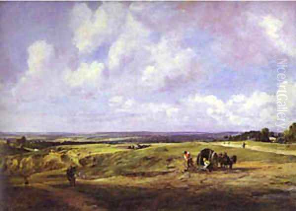 Hampstead Heath 1820 Oil Painting by John Constable