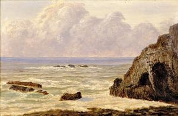 Cornwall Coast Oil Painting by William Edwards Croxford