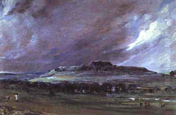 Old Sarum 1829 Oil Painting by John Constable