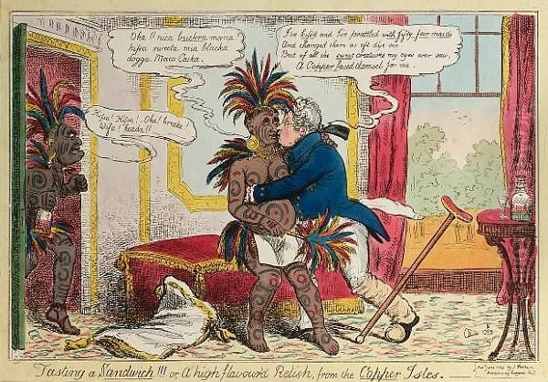 Tasting A Sandwich!!! Or, A High Flavor'd Relish, From The Copper Isles Oil Painting by I. Robert and George Cruikshank