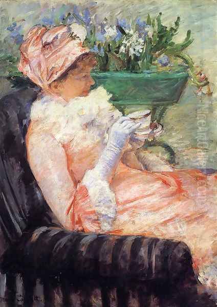 The Cup Of Tea2 Oil Painting by Mary Cassatt