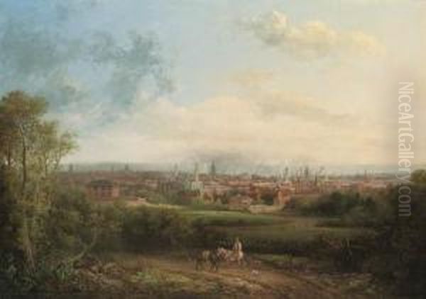 Leeds, Yorkshire Oil Painting by George, the Younger Cuitt