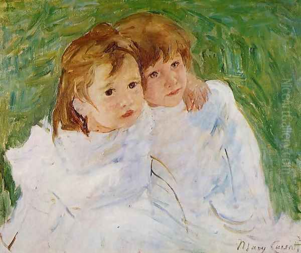 The Sisters, c.1885 Oil Painting by Mary Cassatt