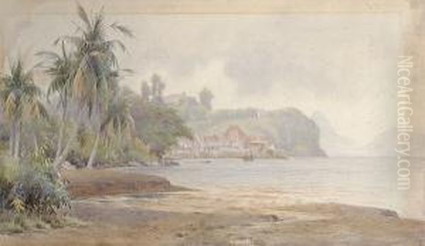 St Georges, Grenada, West Indies Oil Painting by Alma Claude Burlton Cull