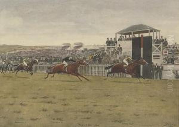 The Derby Oil Painting by Isaac Cullin