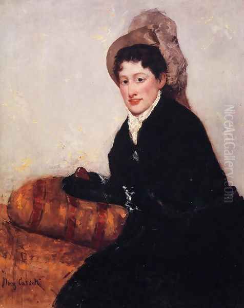 Portrait Of Madame X Dressed For The Matinee Oil Painting by Mary Cassatt