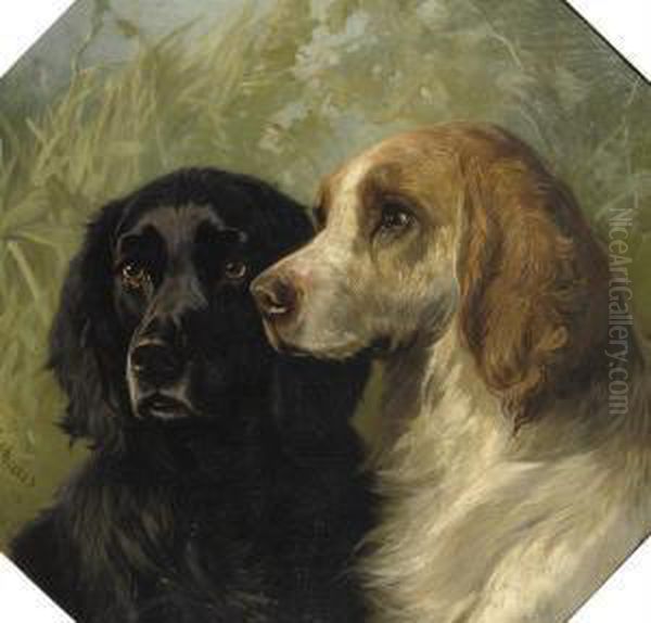 Best Friends Oil Painting by Conradyn Cunaeus