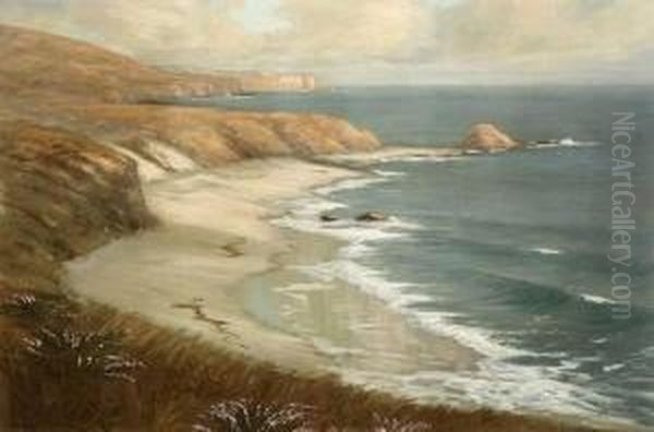 Evening's Glow - San Juan Point Oil Painting by Frank William Cuprien