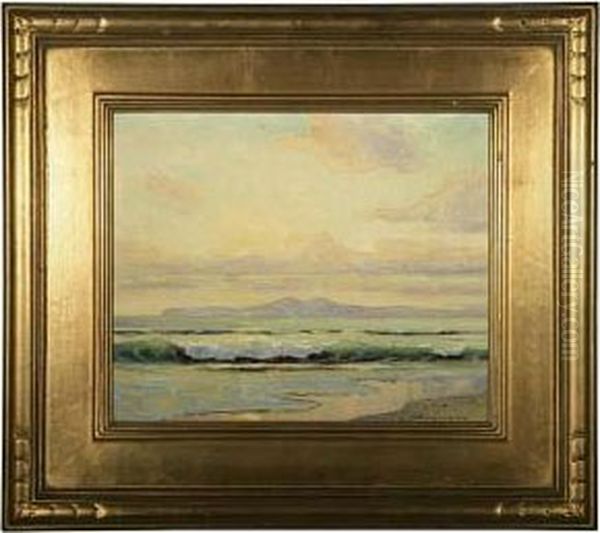 Evening Magic, Laguna Beach, California Oil Painting by Frank William Cuprien