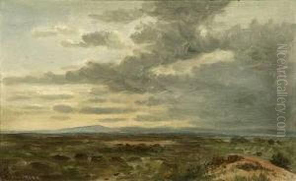 Rain Clouds Oil Painting by Frank William Cuprien