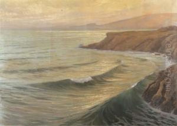 Oh Radiant Sea Oil Painting by Frank William Cuprien