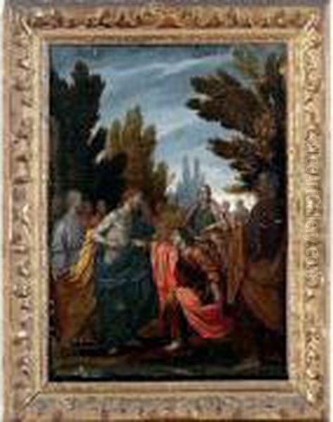 l'incredulite De Saint-thomas Oil Painting by Francesco Curradi