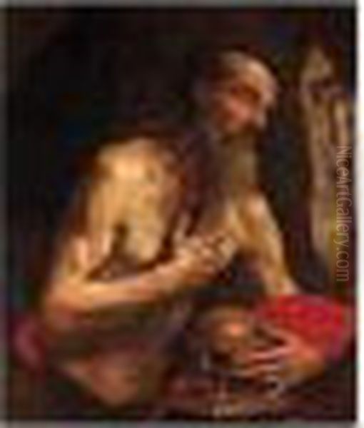 Saint Jerome Oil Painting by Francesco Curradi