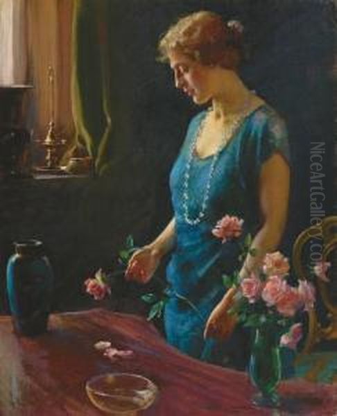 Memories Oil Painting by Charles Curran