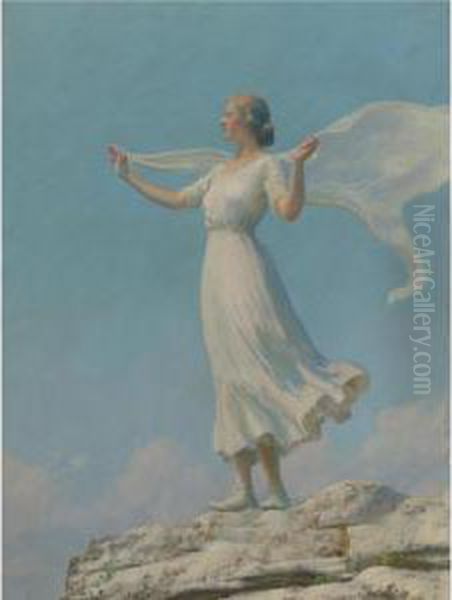 80,000-120,000 Usd Oil Painting by Charles Curran