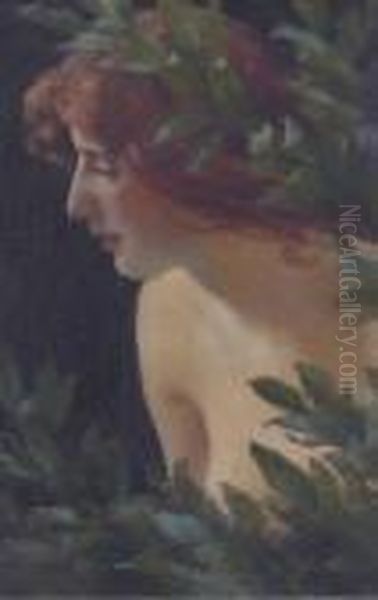 Wood Nymph Study by Charles Curran